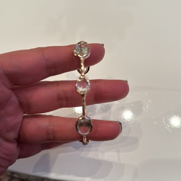 Rose Gold over Silver Ippolita Rock Crystal Bracelet - Picture 3 of 4